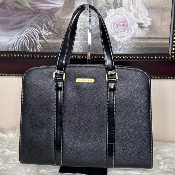 Burberry Black Leather Bag - Picture 1 of 16